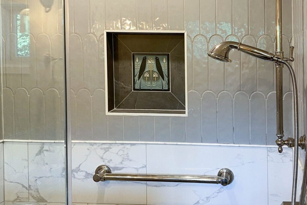 One of our custom shower remodels done in Alexandria, Virginia.